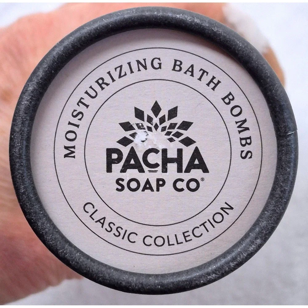 Pacha Soap Co‎ Classic Collection Moisturizing Bath Bombs 4-Pack 2oz Each Vegan